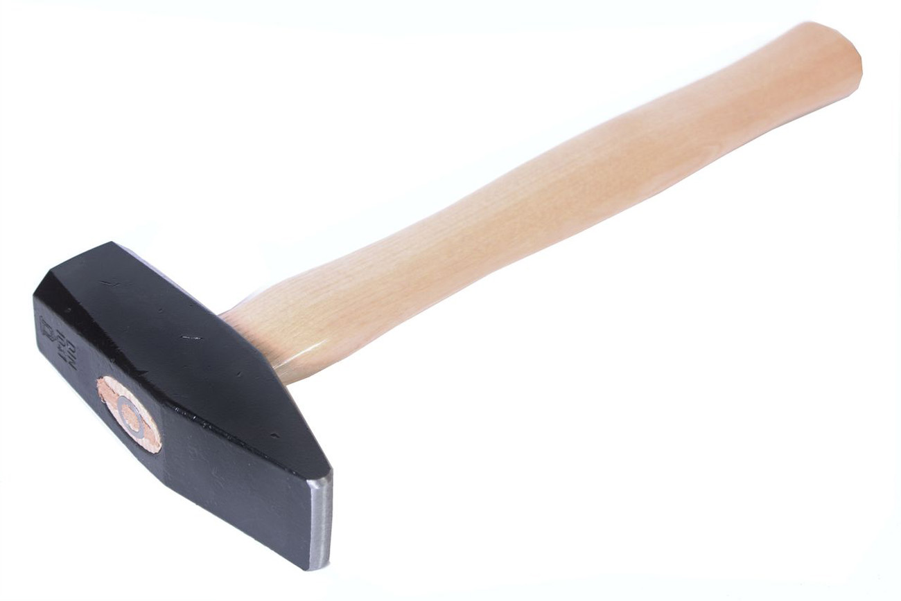 PICARD Młotek ślusarski 1,5 kg Młotek ślusarski DIN 1401 Drewniany trzonek 1500 g