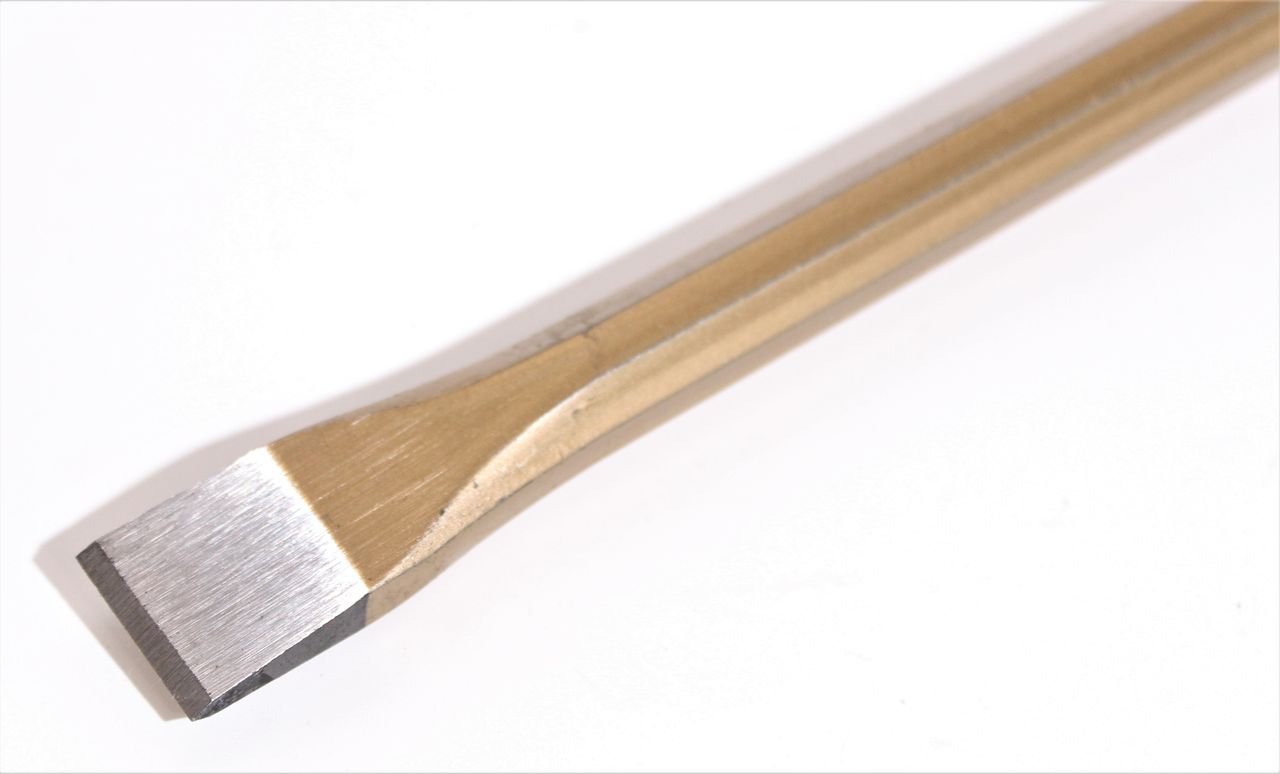 RENNSTEIG Maurermeißel Flachmeißel C.V. achtkant 300x18 mm Meißel Schlagwerkzeug