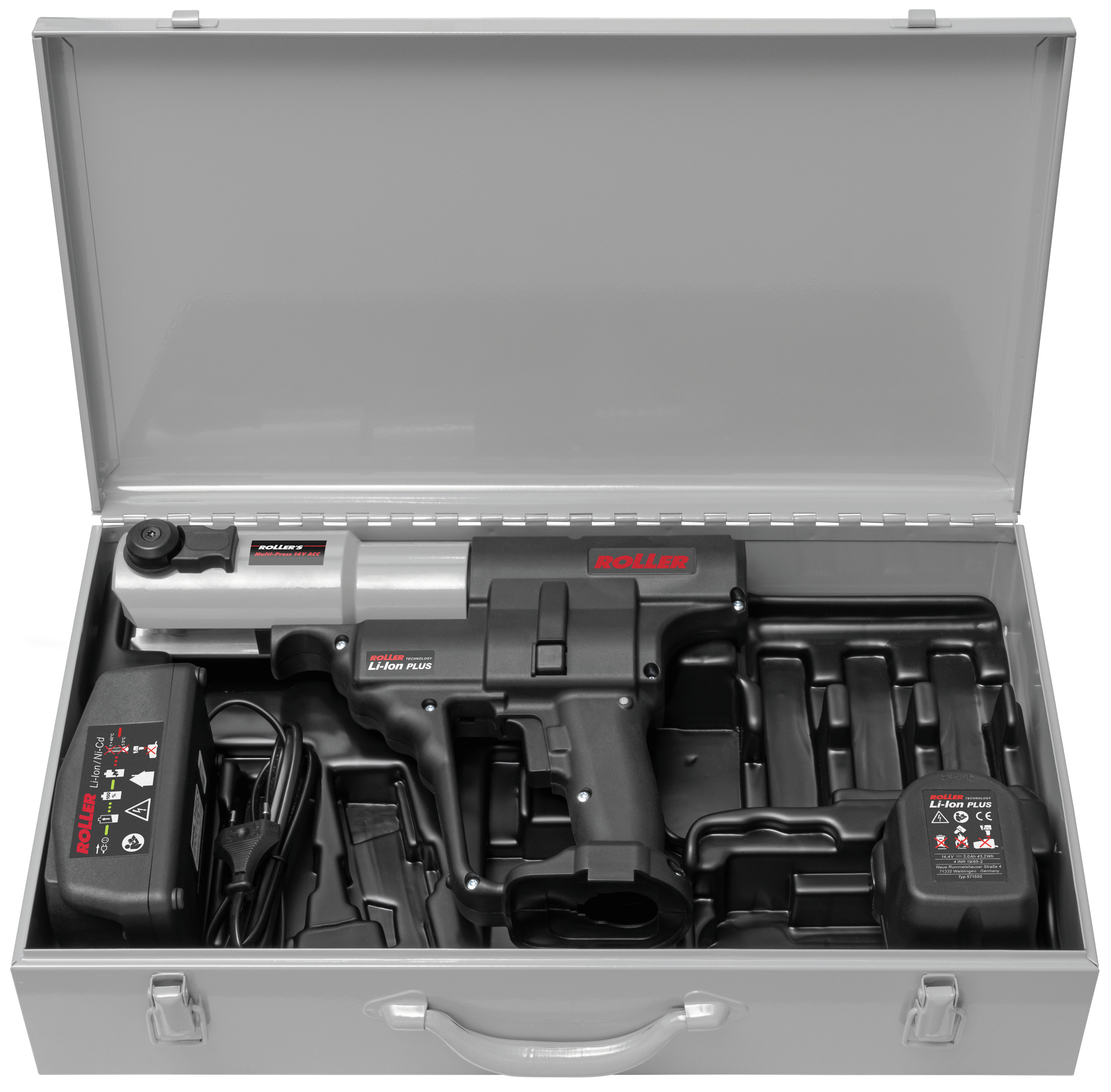 REMS-Pressmaschine Akku-Press ACC Li-Ion Plus Nr. 571014 Koffer Sanitär Heizung