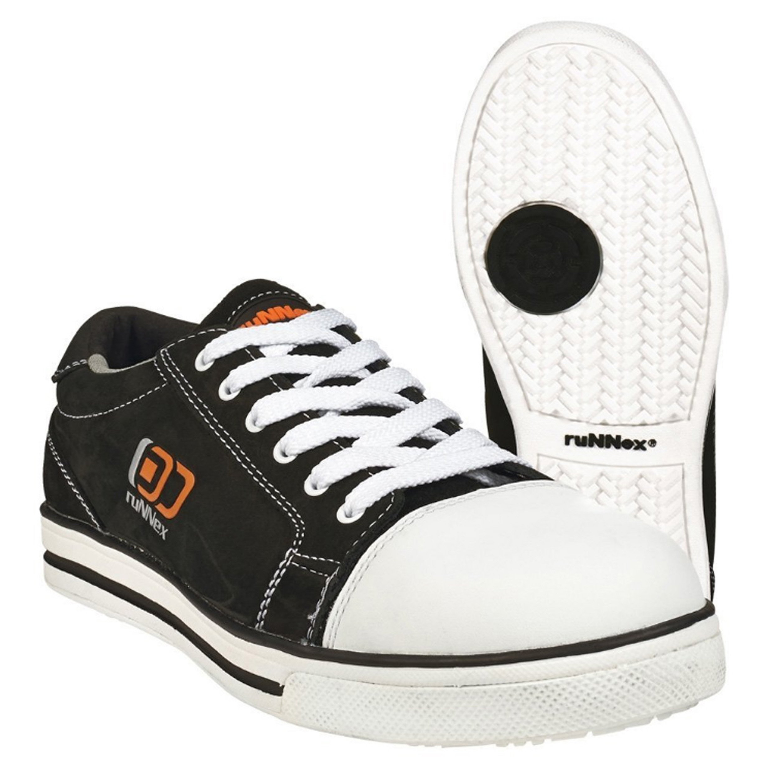 RUNNEX 5340 Sport Star Sicherheitsschuh Arbeitsschuhe Flach Chucks Optik modern