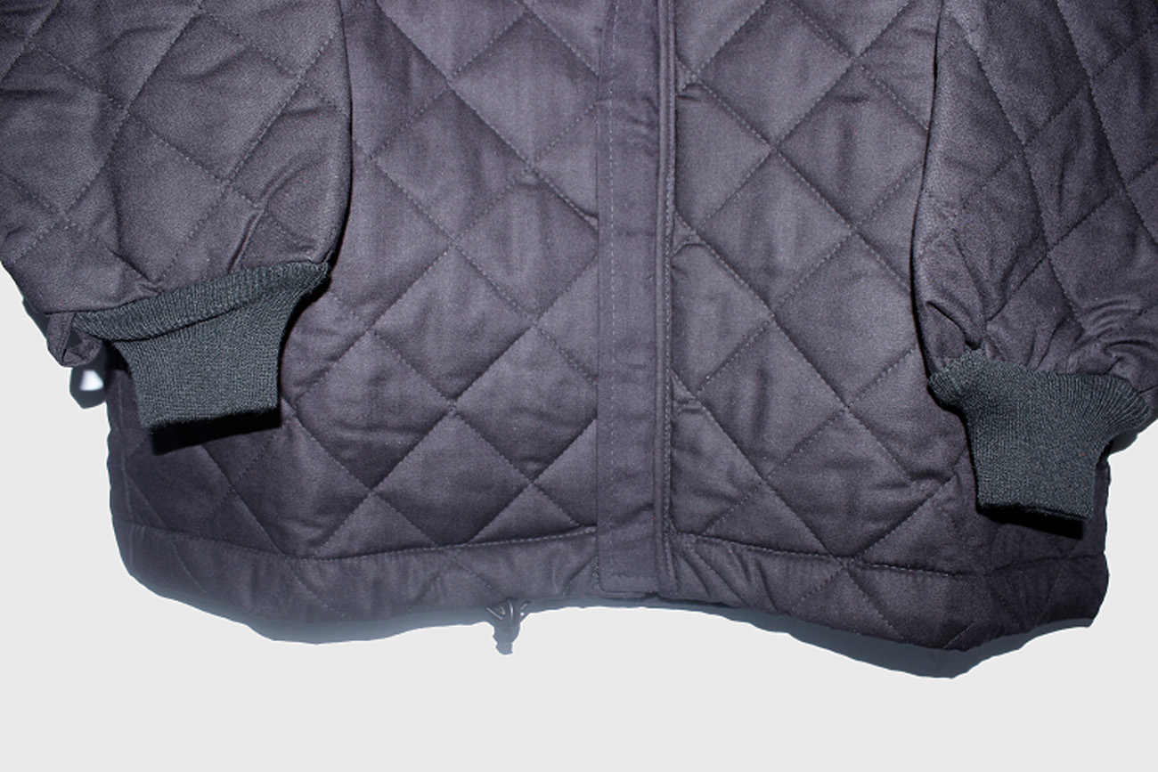 Steppjacke navy Baumwolle schwer-entflammbar Herrenjacke pyrovatex Jacke Arbeit