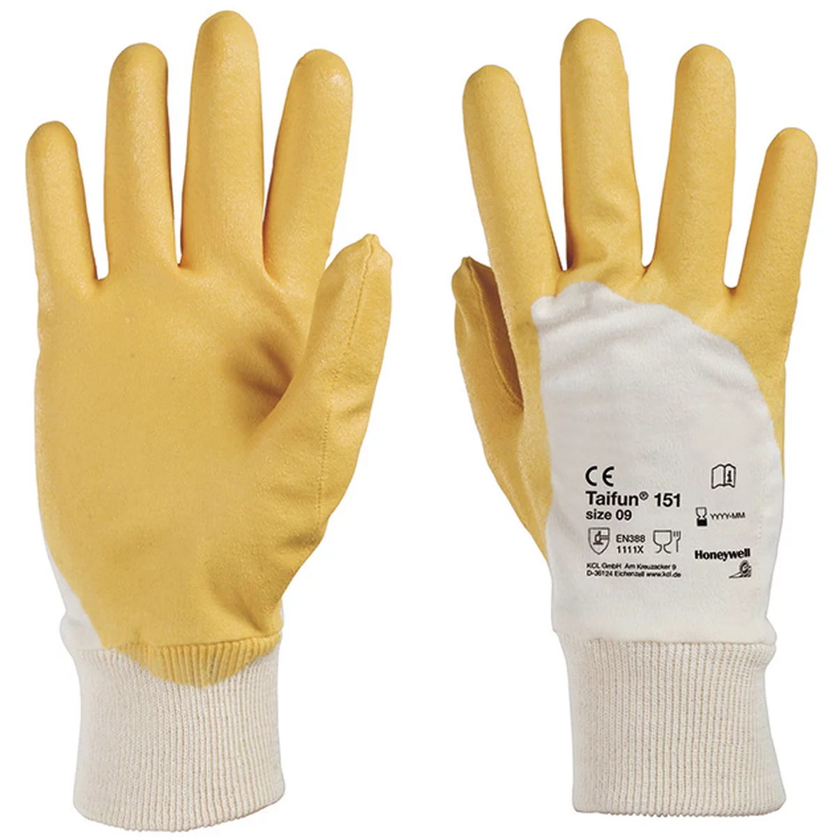 10 Paar KCL 151 Taifun Handschuhe Gr. 9 Nitril Schutzhandschuh Arbeitsschutz