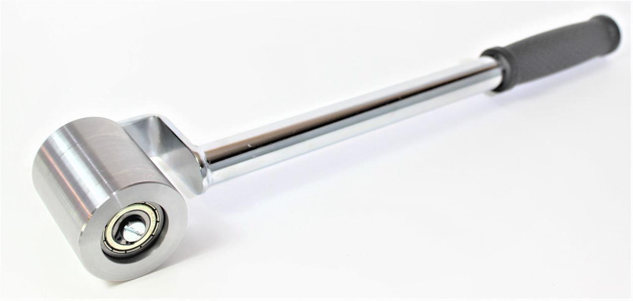 Profi Andrückrolle 60 mm Metall Andrückwalze Andrück Rolle Folie Dachdecker lang