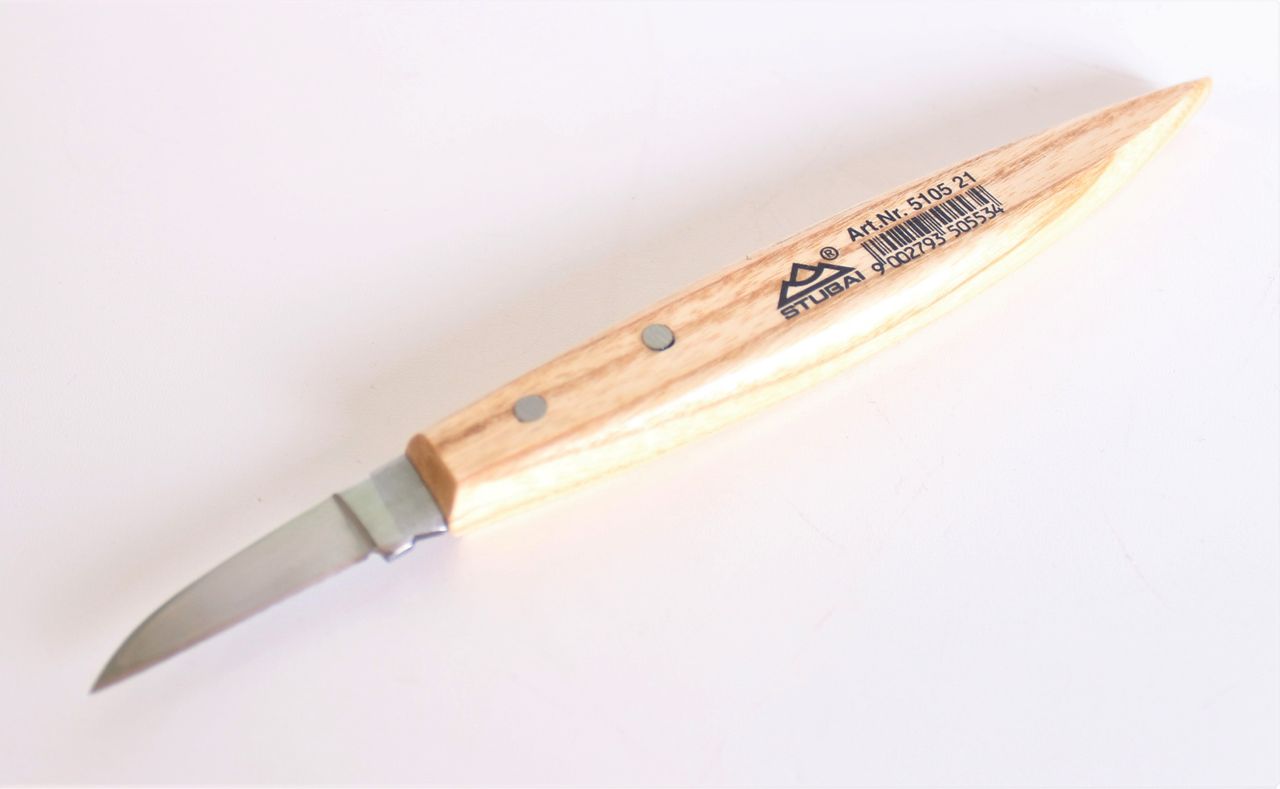 STUBAI Kerbschnitzmesser Nr. 510521 Schnitzmesser Messer Holz schnitzen Schnitz