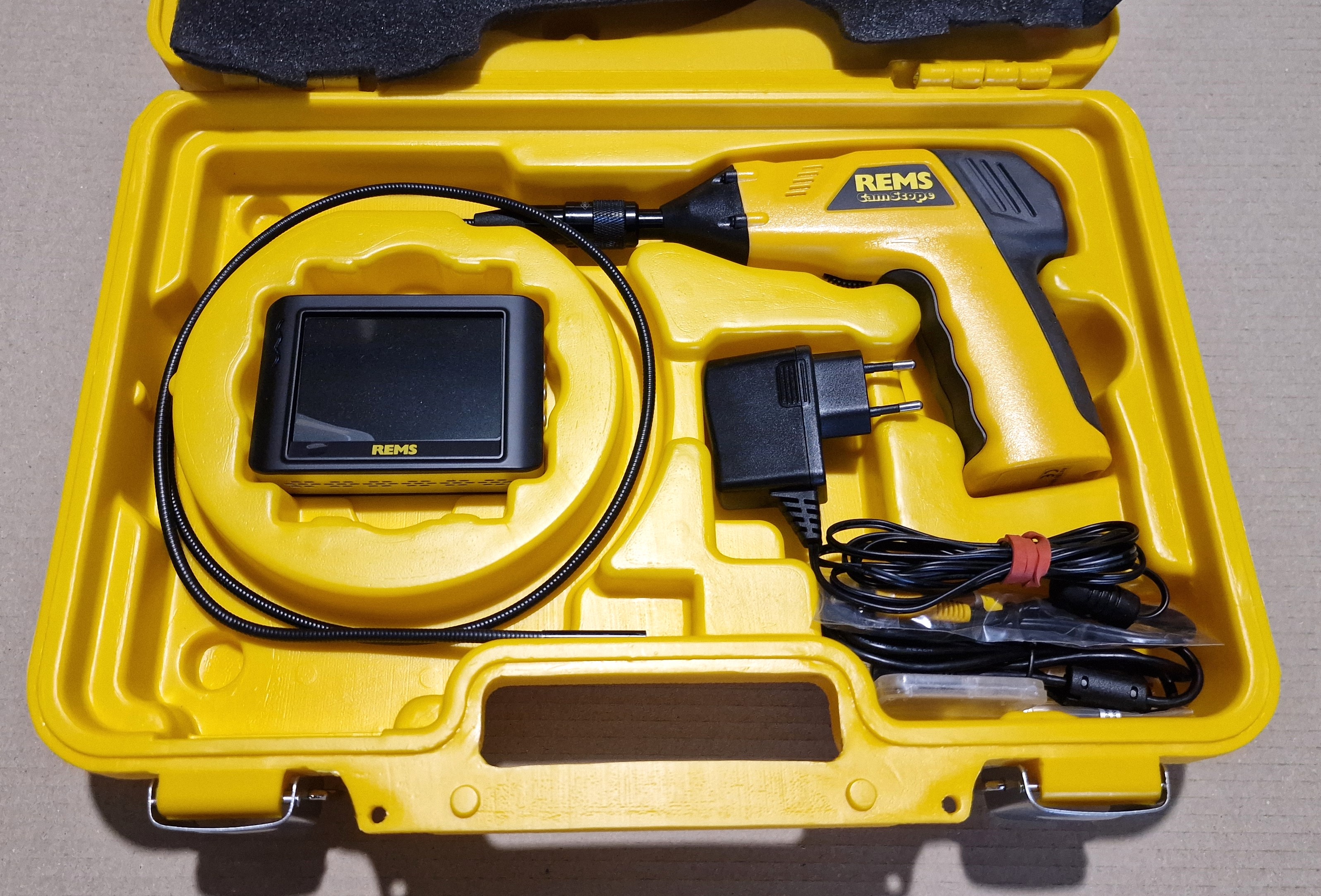 REMS CamScope Cam Scope Set 16-1 Kamera Endoskop Abfluss Nr. 175110 Rohrkamera