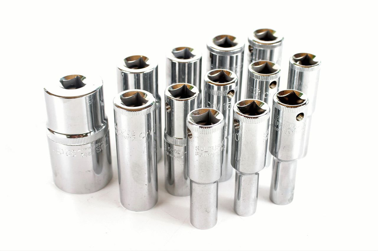 SALTUS 1/2" Steckschlüssel-Einsatz-Set 10-32 mm lang Nuss Nüsse 13-teilig 5202