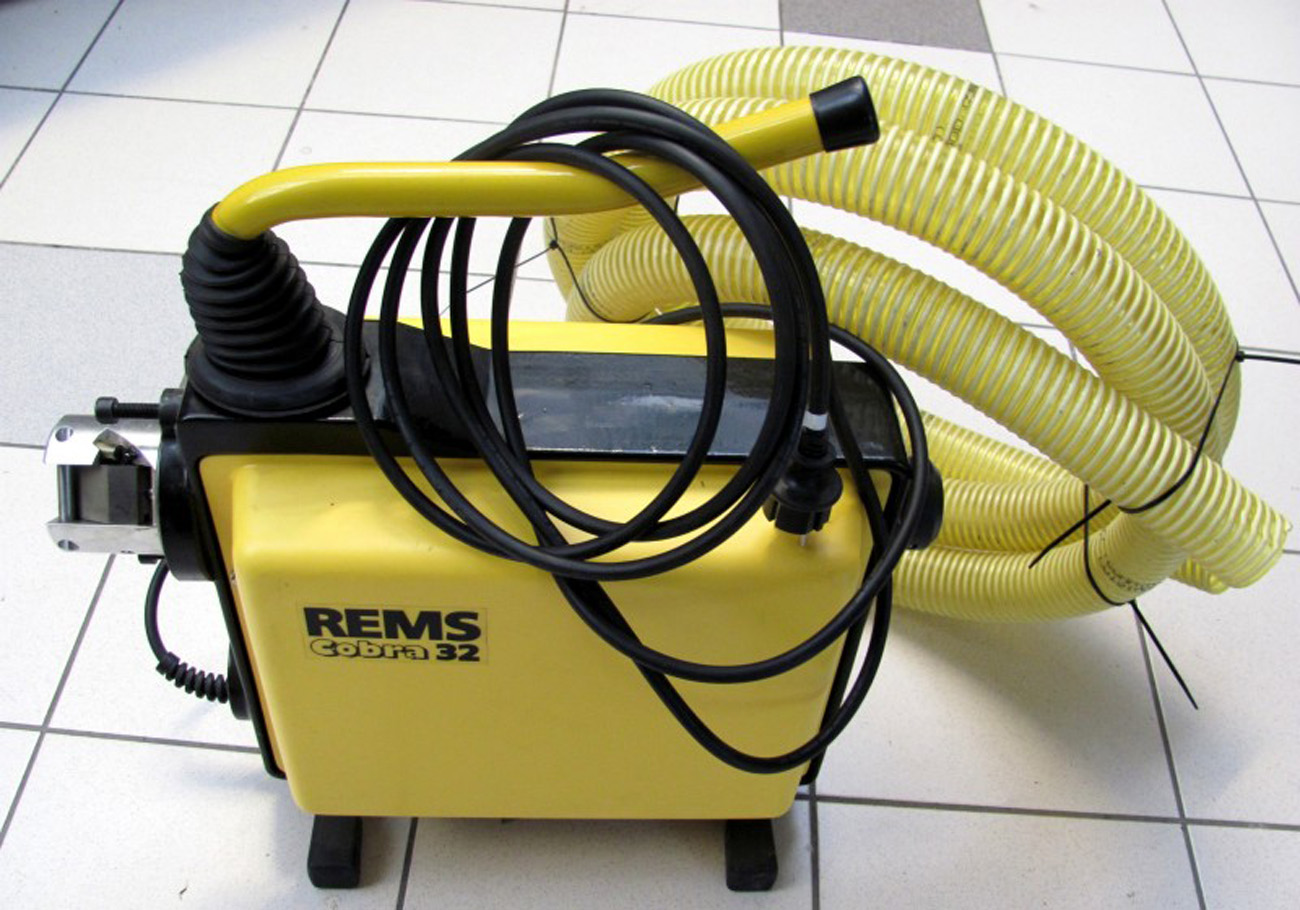 REMS Rohrreinigungsmaschine Cobra 32 Elektro 174000 Rohrreinigung Kanalreinigung
