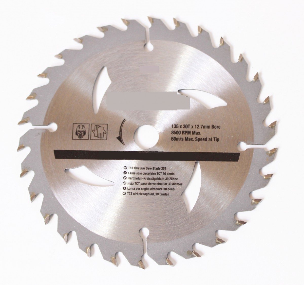 3 HM-Kreissägebla?tt 135 x 12,7 mm = 30 Zähne Hartmetall 140 Sägeblatt Kreissäge