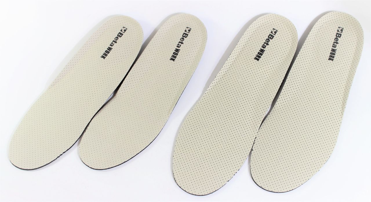 2 paires de semelles intérieures BETA pour chaussures de travail beige Semelles 7398ST
